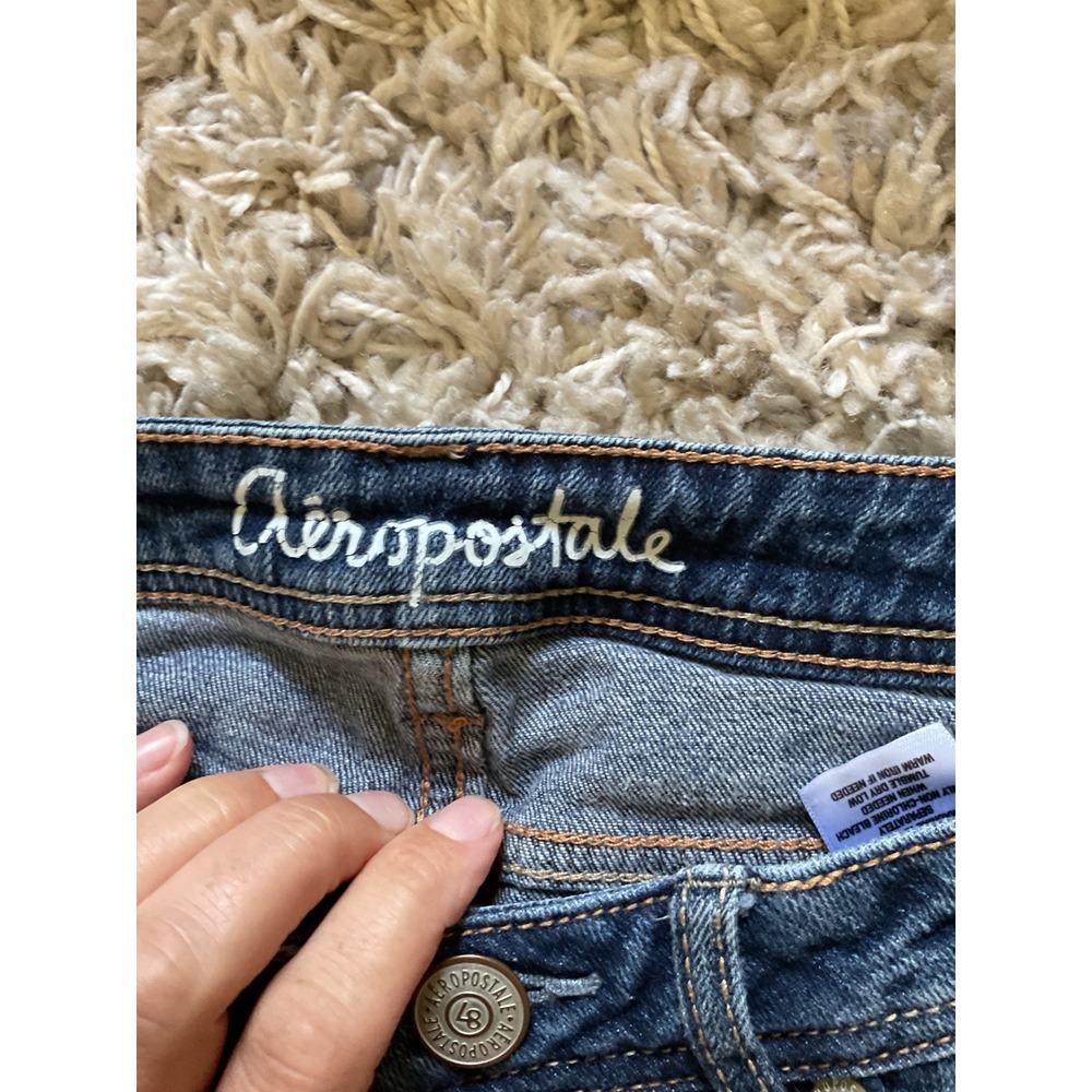 Aeropostale Chelsea Bootcut Jeans Womens 2 Regular Medium Wash Denim Blue 1935 - Picture 2 of 11